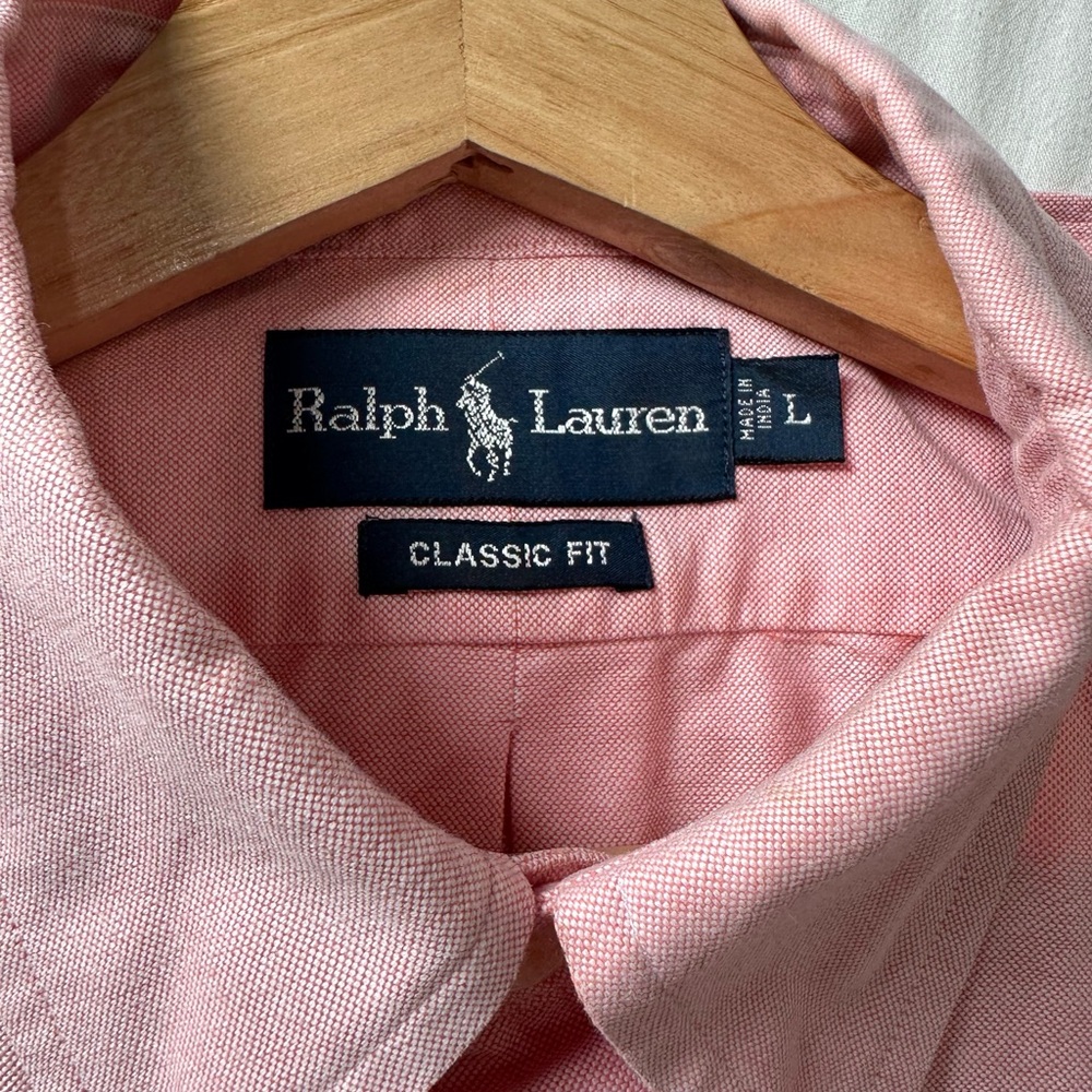 Ralph Lauren The Iconic Oxford Shirt Classic Fit Shirt Kona Orange - Picture 8 of 11